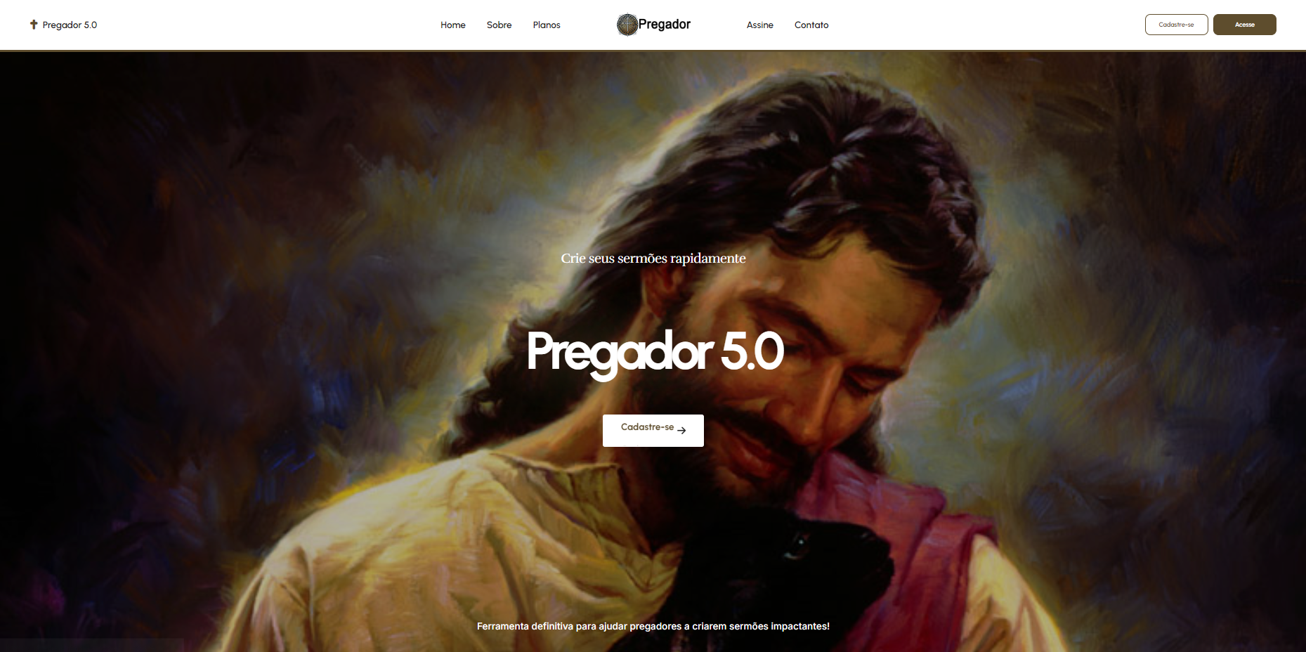 Pregador Online — Criação de Palestras Bíblicas com IA